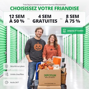 Depotium Mini Entrepôt - Vandreuil Dorion Promotion