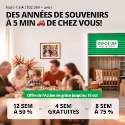 Depotium Mini Entrepôt - Vandreuil Dorion Promotion