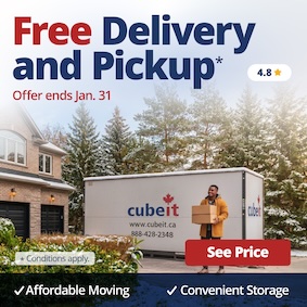 Cubeit Portable Storage - Montreal Promotion